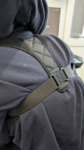 Customer testimonial wearing PostureFix to relieve back pain